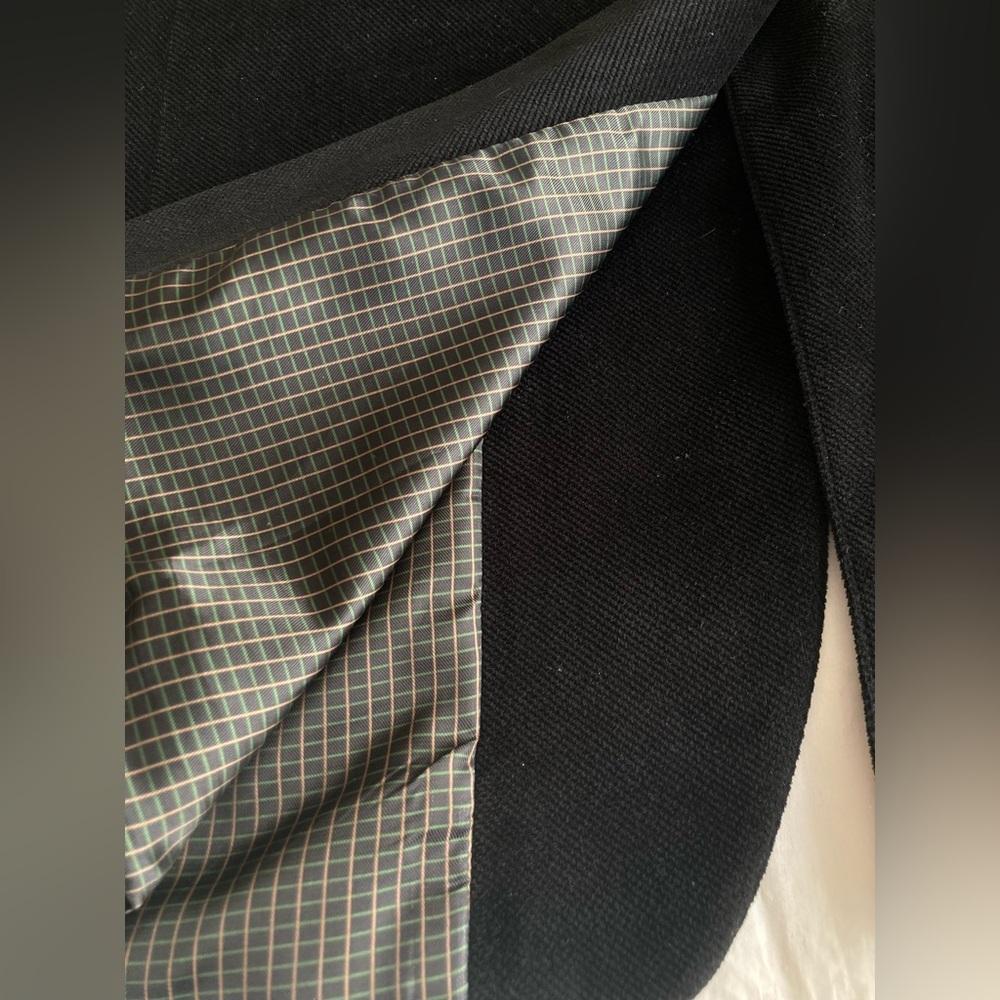 Lauren Ralph Lauren Blazer Mens 44L Black Wool Corduroy Sport Coat Velvet Casual - Picture 9 of 12